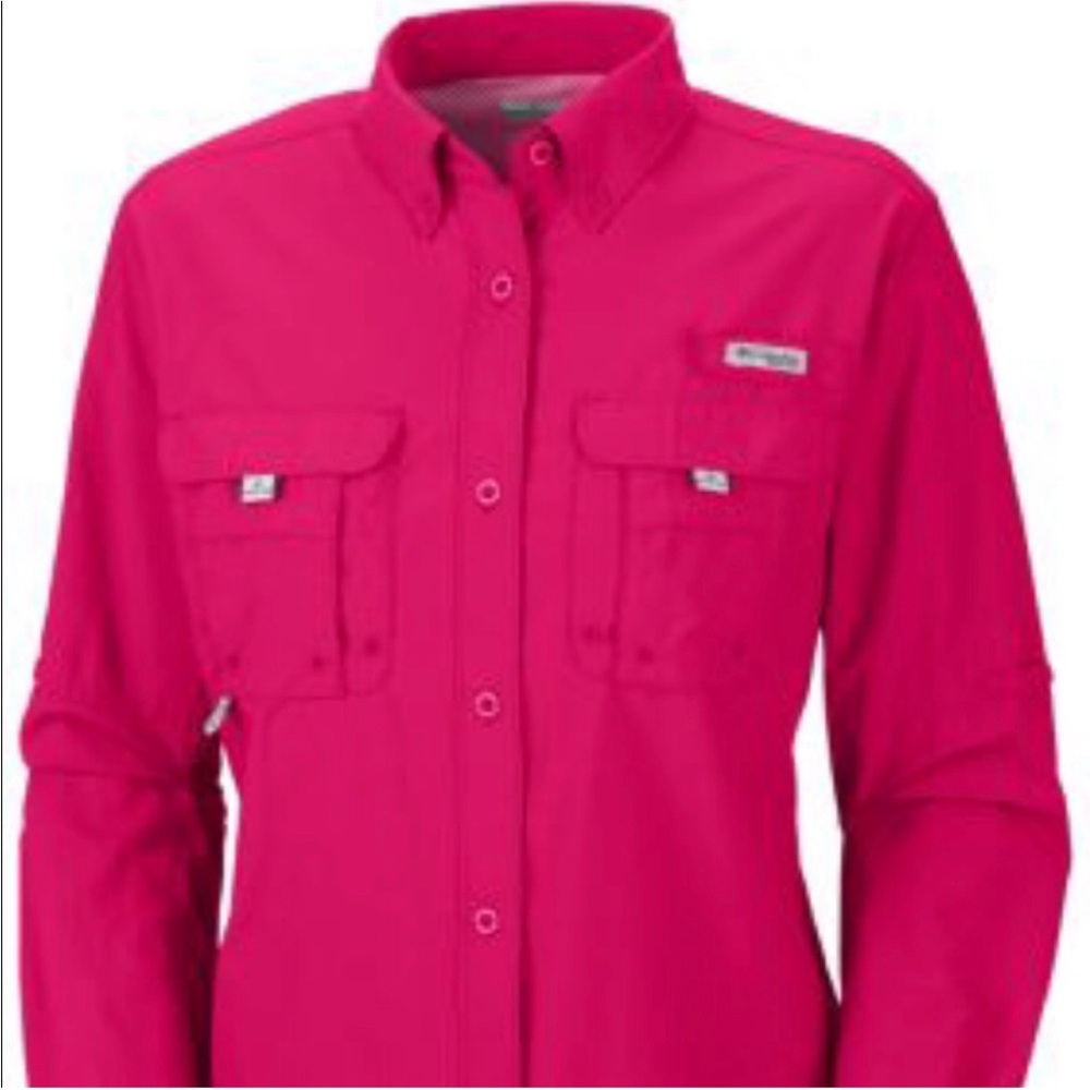 Columbia pfg fishing shirt